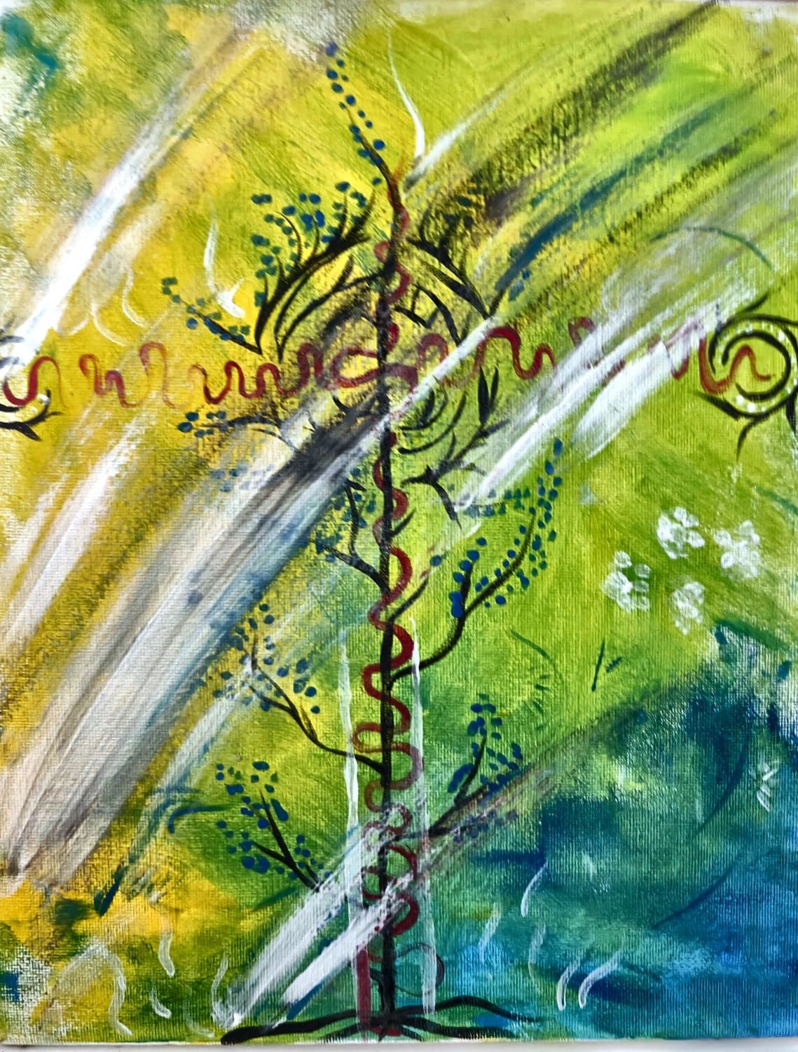 « Élan de vie », toile de Gaëlle Andrieu