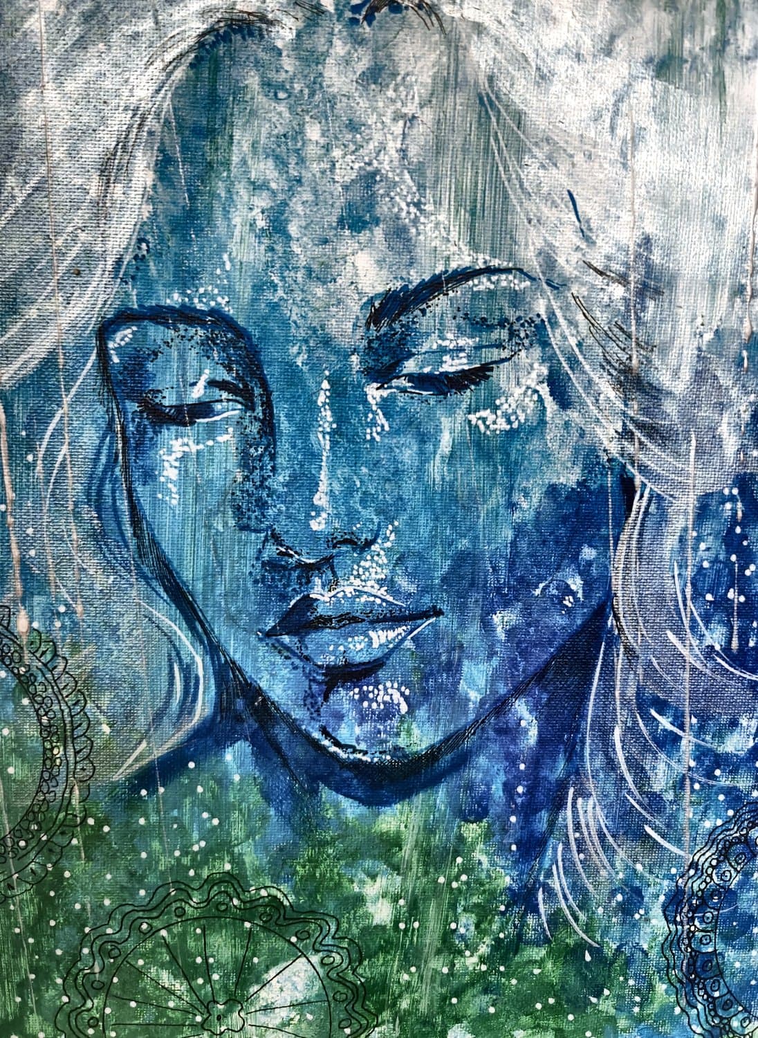 « Sérénité », toile de Gaëlle Andrieu